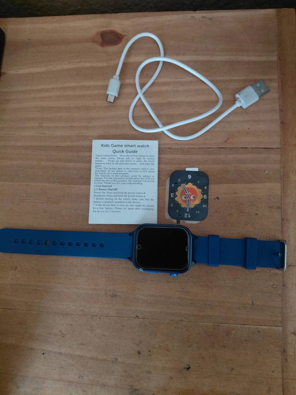 Blue Kids Smartwatch with Camera - Tixpc